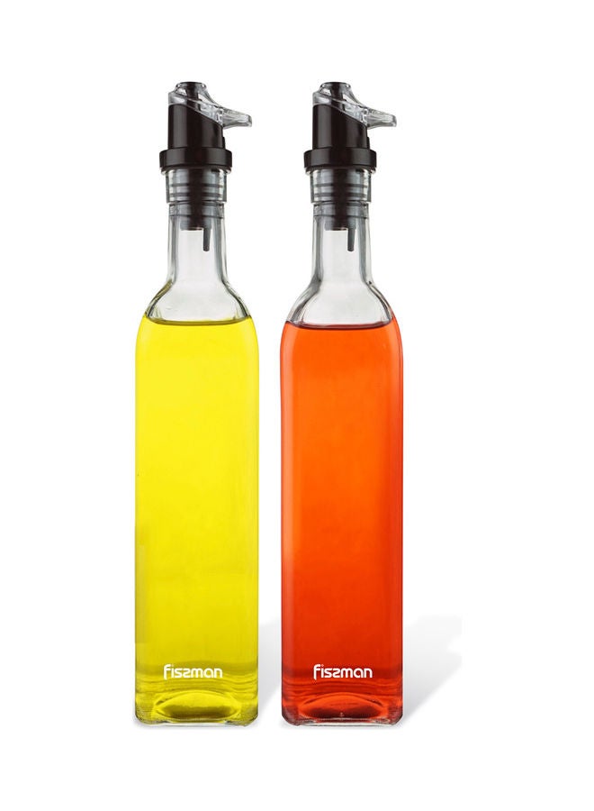 فيسمان طقم مكون من زجاجتين للزيت والخل شفاف 2x500ملليلتر - Image 1