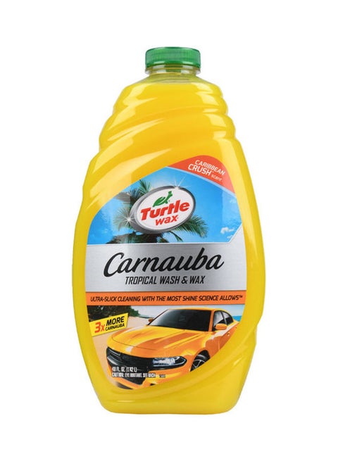 Carnauba Tropical Wash and Wax Car Shampoo Set 1.42L