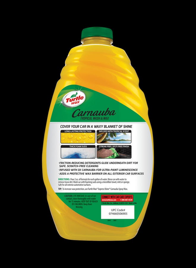 Turtle wax - Carnauba Tropical Wash and Wax Car Shampoo Set 1.42L - Image 1