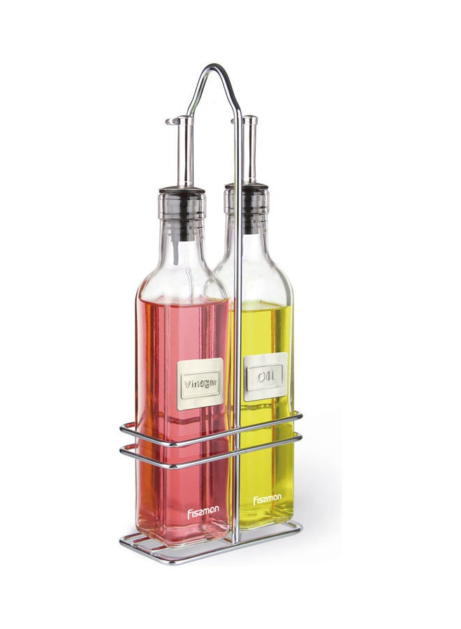 Fissman Set of 2 Oil and Vinegar Bottle Multicolour 2 x 250meter - Image 1