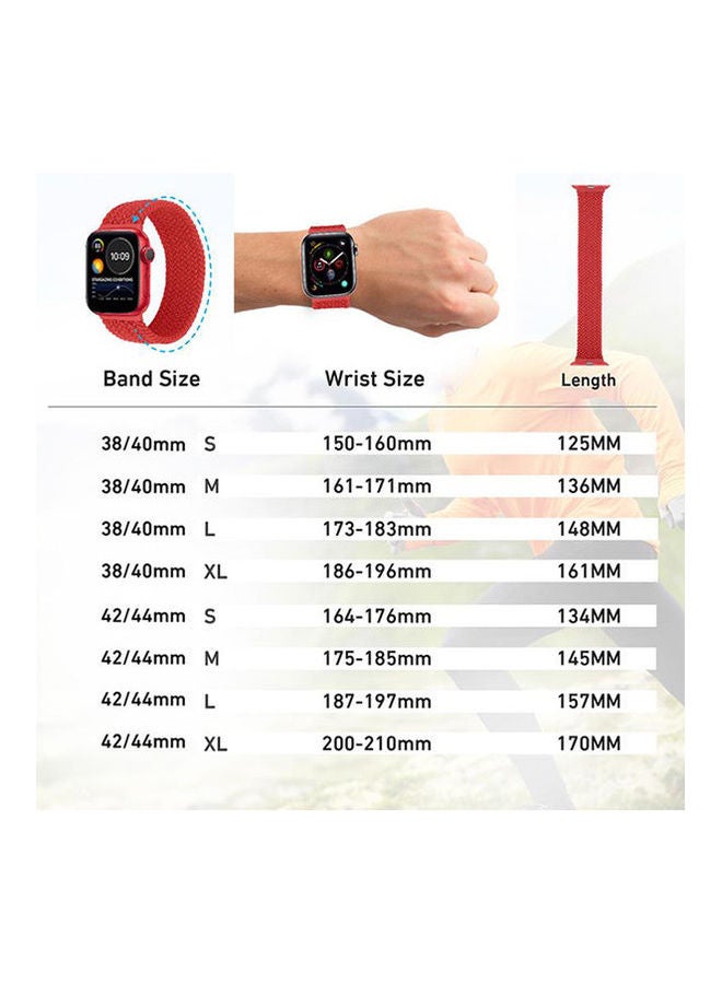 PROMATE High Tensile Nylon Braided Loop Strap Fusion-44L Red  - Image 3