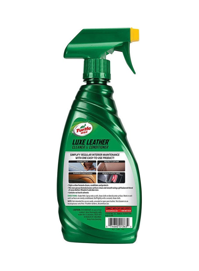 Turtle wax Quick and Easy Luxe Leather Cleaner and Conditioner 16 Oz  - Image 3