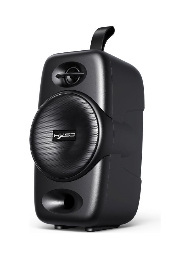HXSJ - Q8 Desktop Wireless 5.0 Portable Speaker TWS Connection V9288_P Black - Image 1