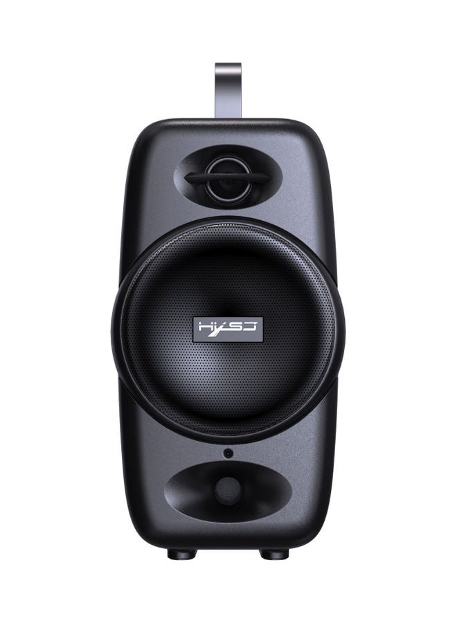 HXSJ - Q8 Desktop Wireless 5.0 Portable Speaker TWS Connection V9288_P Black - Image 1