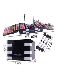 Miss Rose 142-Colour Professional Eye Makeup Kit Multicolour  - Image 2