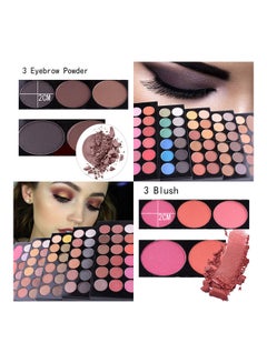 Miss Rose 142-Colour Professional Eye Makeup Kit Multicolour  - Image 5