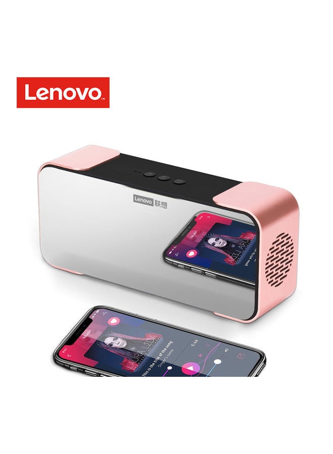 Lenovo L022 Mirror Portable Wireless BT Speaker Standard Version Rose  - Image 1