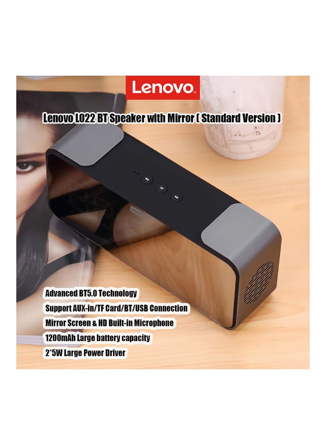 Lenovo L022 Mirror Portable Wireless BT Speaker Standard Version Rose  - Image 4