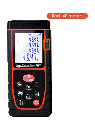 أداة قياس المسافة الرقمية 100 متر أحمر 15X5.00X8.00 سم - v1629988175/N50470693A_1