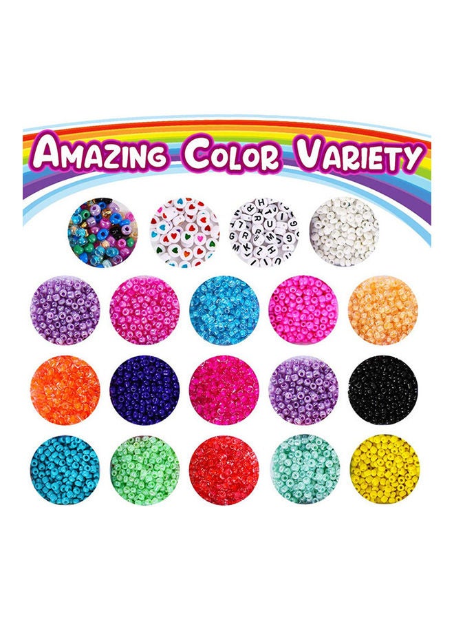 عربست طقم خرز على شكل حروف أبجدية وزجاج يمكنك تركيبه بنفسك - Image 2