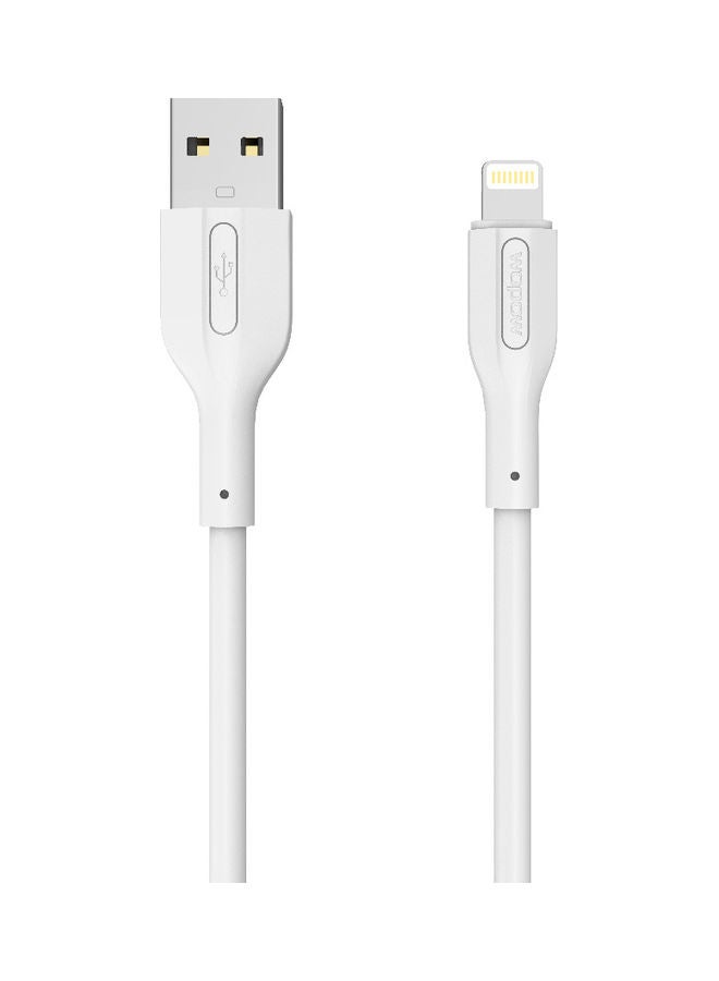 Wopow - Lightning To USB Fast Charging Cable White - Image 1