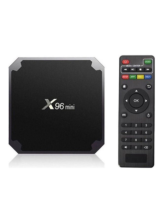 X96 Mini Smart Android 7.1.2 Tv Box Amlogic S905W Quad Core H.265 Support 2.4Ghz Wifi 4K H.265 100M Lan 2Gb Ram + 16Gb Rom Media Player AZ-8451 Black  - Image 1