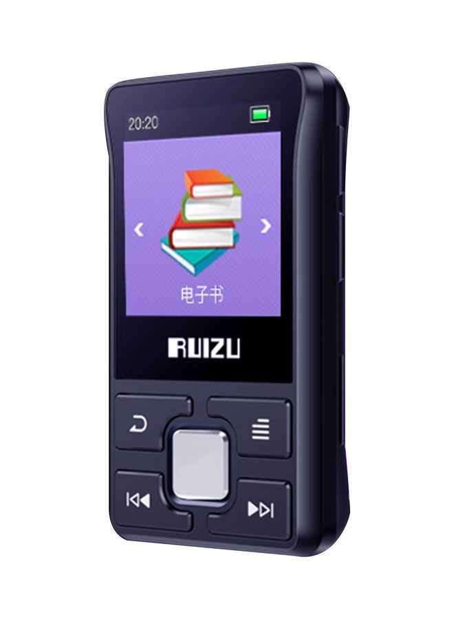 RUIZU X55 BT MP3 Portable Mini Music Player V9454-8G_P Black  - Image 1