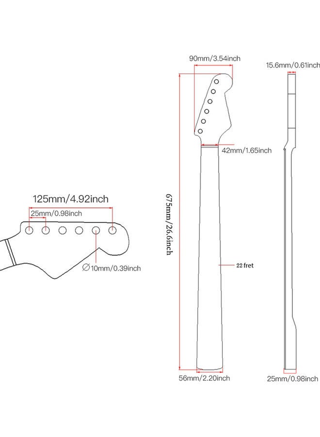 Generic - Electric Guitar Neck - Image 1