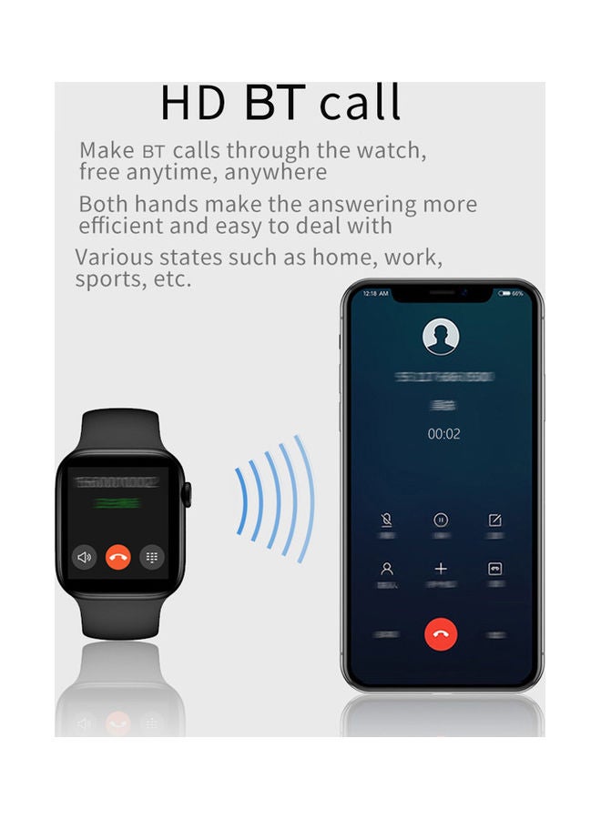 HW22 Global Version Smart Watch 1.75'' HD IPS Full Touch Screen Black  - Image 5