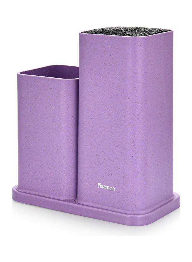 فيسمان منظم سكاكين وأدوات المطبخ مقاس 10×10×23 و10×10×17 سم أرجواني - Image 1