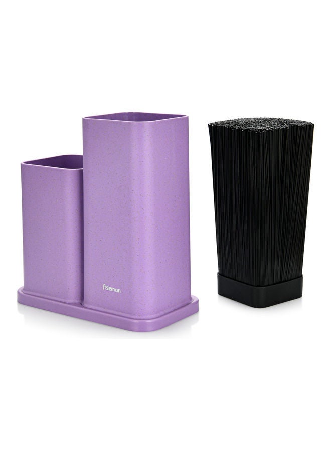 فيسمان منظم سكاكين وأدوات المطبخ مقاس 10×10×23 و10×10×17 سم أرجواني - Image 4