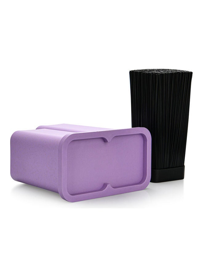 فيسمان منظم سكاكين وأدوات المطبخ مقاس 10×10×23 و10×10×17 سم أرجواني - Image 5