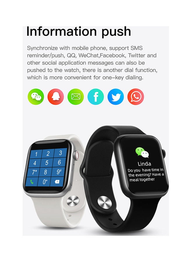 LD6 Global Version Smart Watch  1.54'' 2.5D HD IPS  Screen Rose Gold - Image 5