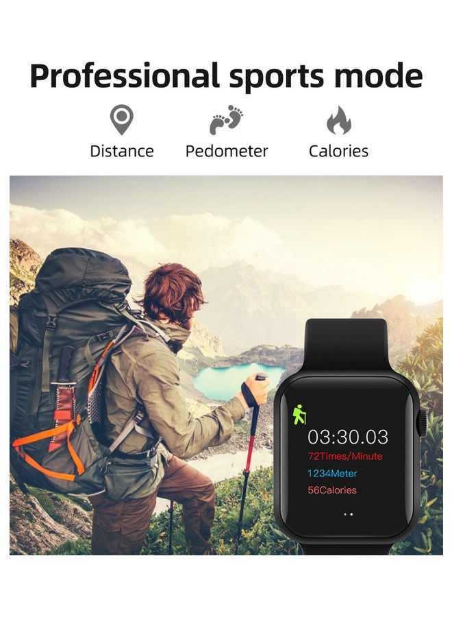 Generic - T500 PLUS Global Version Smart Watch  1.54'' IPS Full Touch Screen Black - Image 1