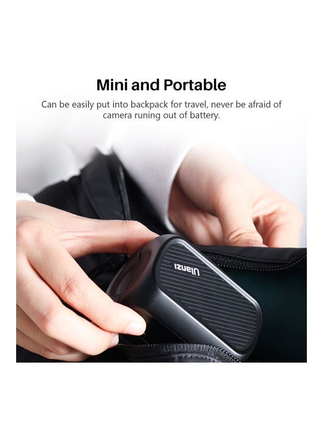 Ulanzi 3-Slot Action Camera Battery Storage Holder Case Box Black  - Image 3