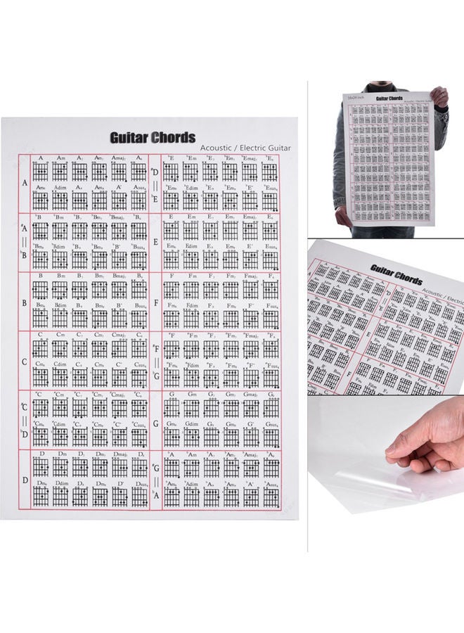 Generic - Acoustic/Electric Guitar Chords Sheet - Image 1