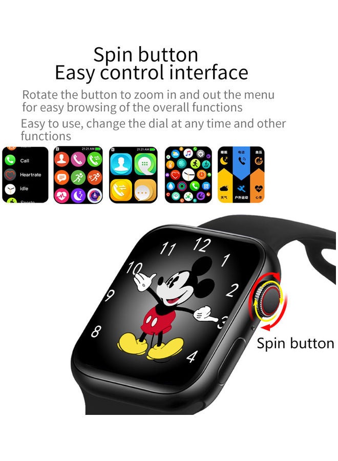 HW22 Global Version Smart Watch  1.75'' HD IPS Full Touch  Screen Red  - Image 2
