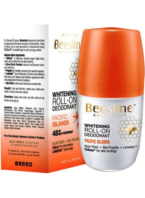 Whitening Roll On Deodorant - Pacific Island White-Orange