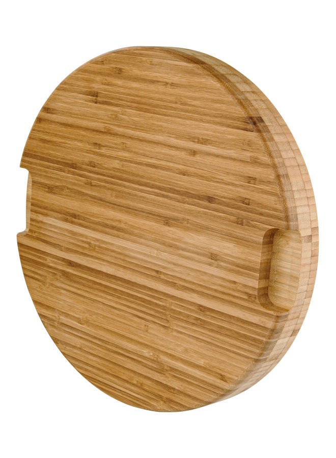 Fissman Round Bamboo Cutting Board Beige 43 x 5 x 43cm  - Image 3