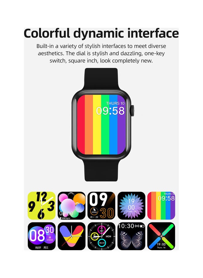 Generic - T500 PLUS  Global Version Smart Watch 1.54'' IPS Full Touch Screen White - Image 1