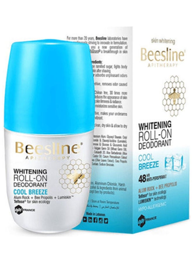 Beesline - Whitening Roll On Deodorant - Cool Breeze White-Blue - Image 1