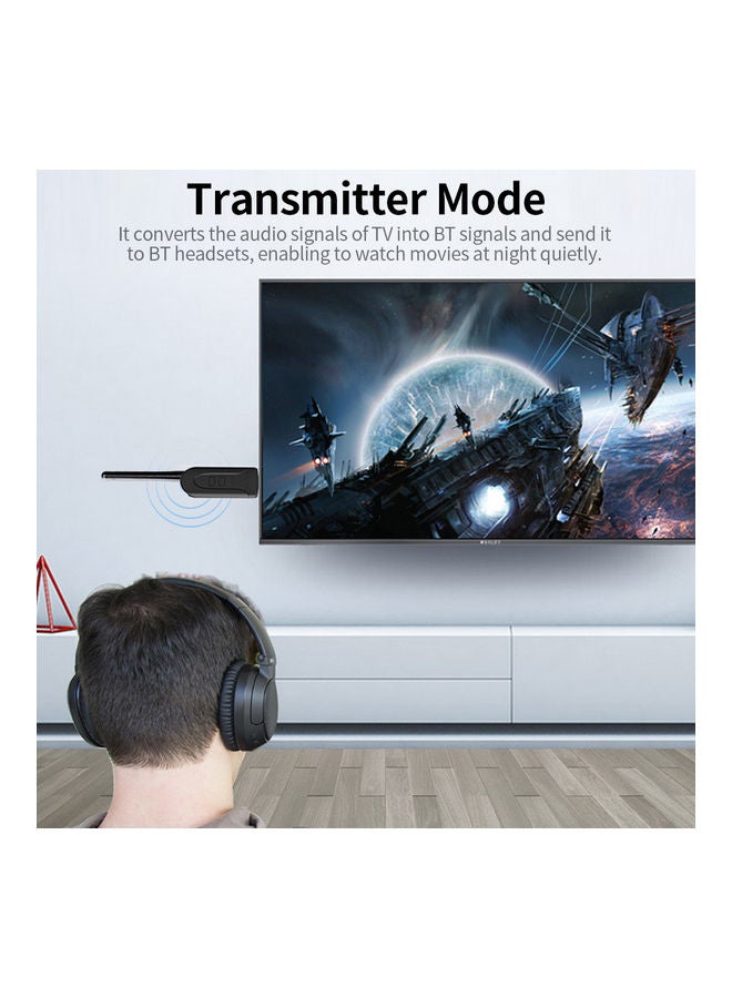 USB BT 5.0 Audio Transmitter V9369_P Black - Image 2