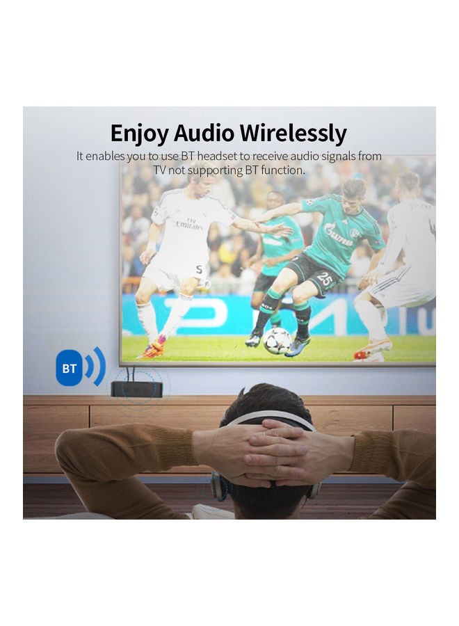 BT 5.0 Audio Transmitter V9364-2_P Black - Image 2