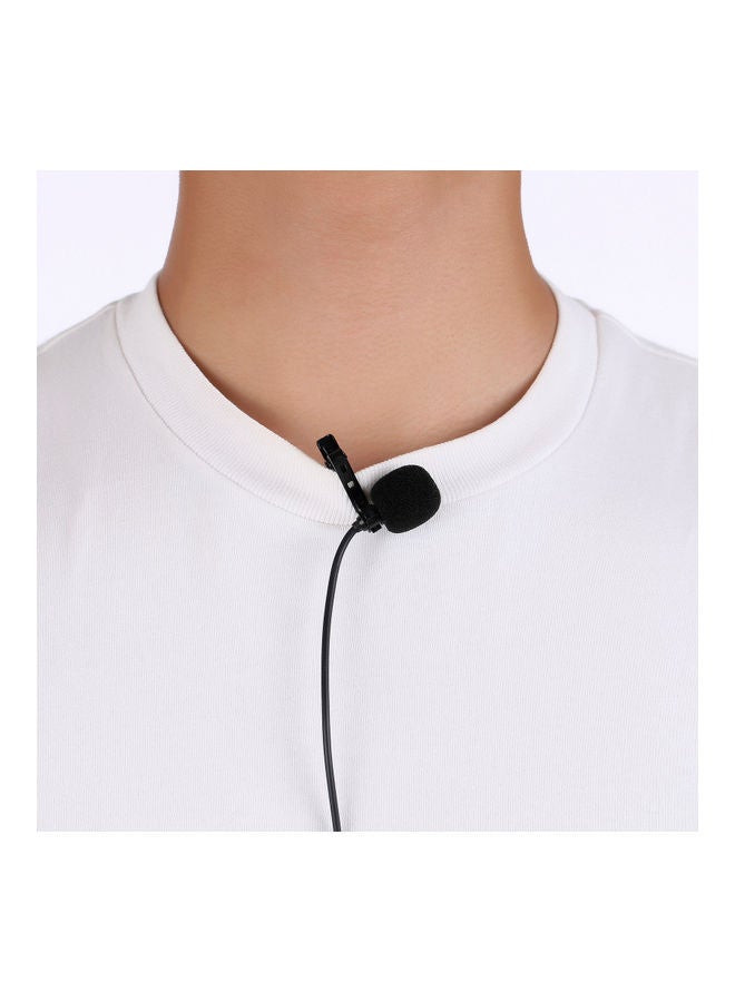 Lavalier Microphone for Professional Camera and Mobile V8057_P Black