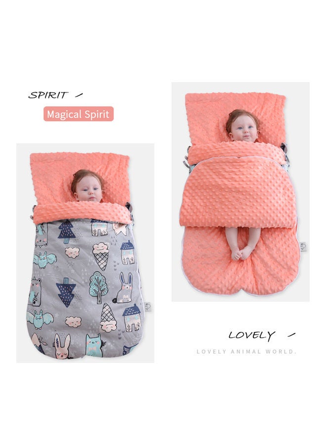 insular Baby Wrap Swaddle Blanket Cotton Hooded Sleeping Bag  - Image 5