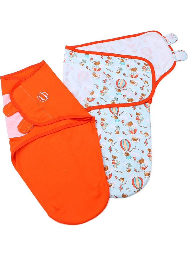 انسولار مجموعة مكونة من بطانيتي تقميط للف الأطفال - Image 5