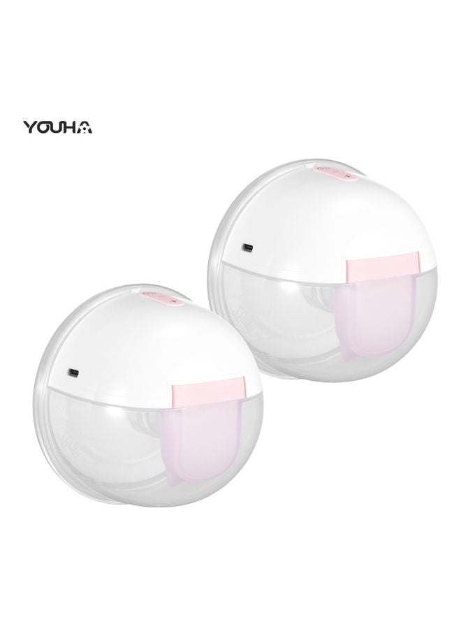 2-Pack Wearable Hands Free Breast Pump Set