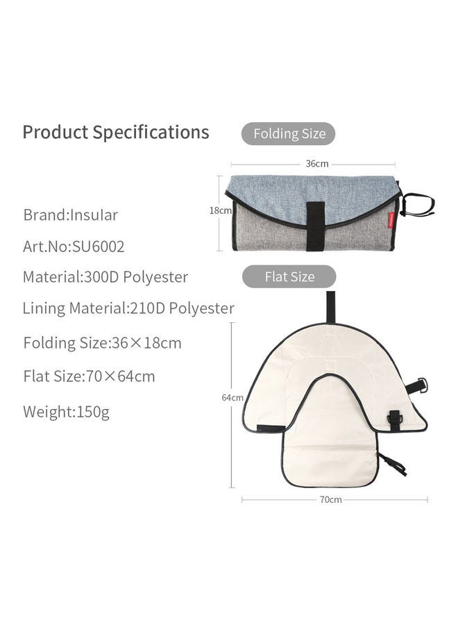 insular Foldable Waterproof Diaper Changing Pad - Image 4