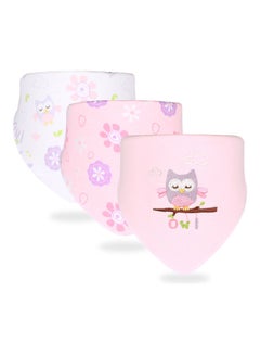 insular Pack Of 3 Cotton Feeding Bib  - Image 1
