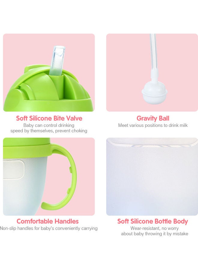 150ml-Non-Toxic No Smelling Baby Water Bottle with wide Mouth Straw - Image 3
