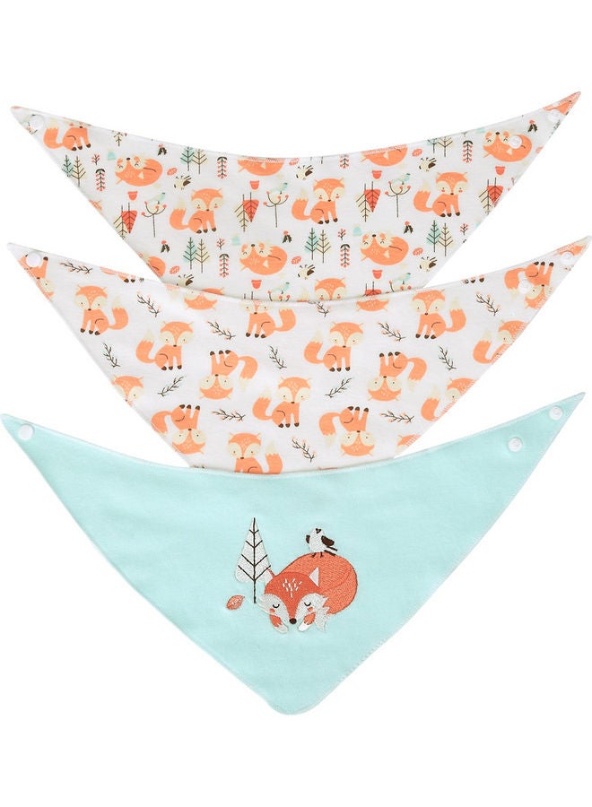 insular Pack of 3 Cotton Baby Feeding Bib