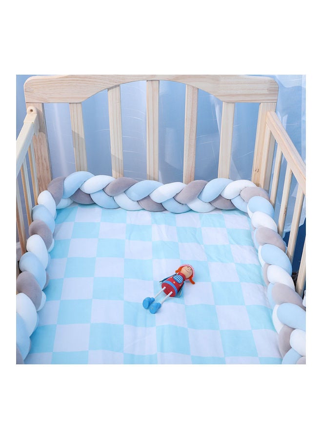Handmade Soft Knot Braided Baby Sleeping Protector Bumper  - Image 3