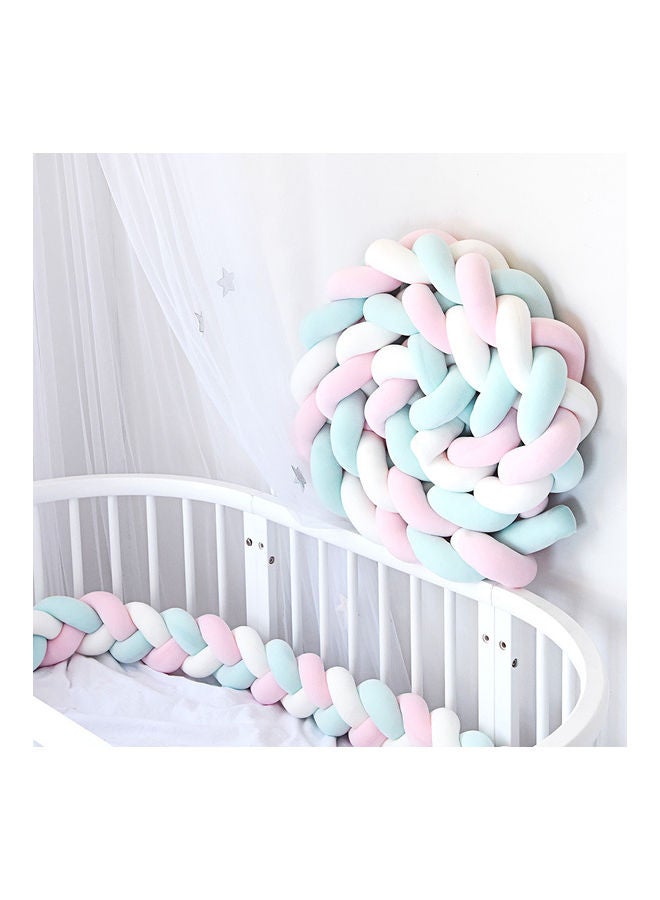 Handmade Soft Knot Braided Baby Sleeping Protector Bumper  - Image 5