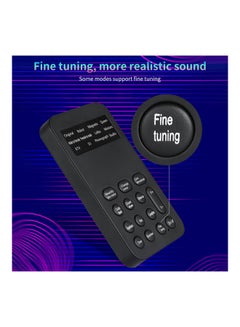 Generic Mini Voice Changer Sound Effects Machine Plug and Play V7974_P Black  - Image 3