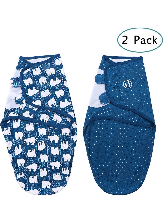 انسولار مجموعة مكونة من بطانيتي تقميط للف الأطفال - Image 1