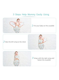 insular Pack of 2 Baby Swaddle Wrap Blanket  - Image 5