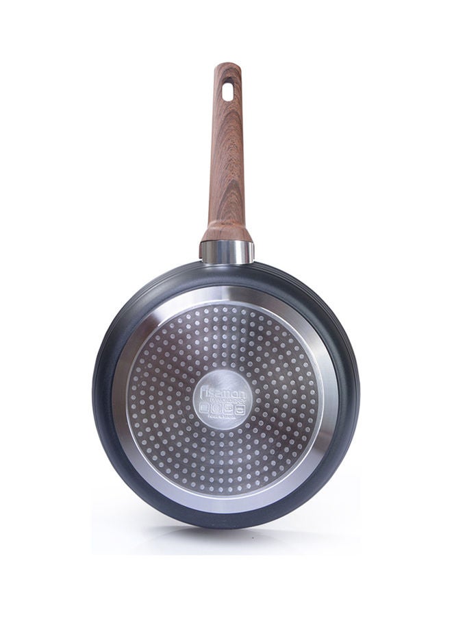 Fissman Frying Pan Aluminum With Non-Stick Coating Diamond Series Black 24cm - Image 5