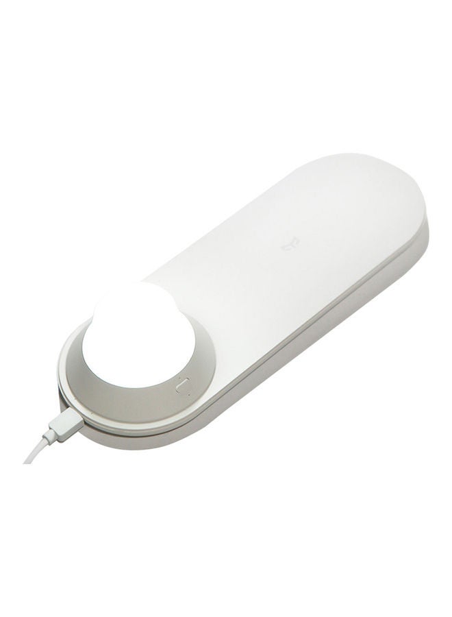 Yeelight Magnetic Attraction Wireless Charger with LED Night Light White  - Image 1