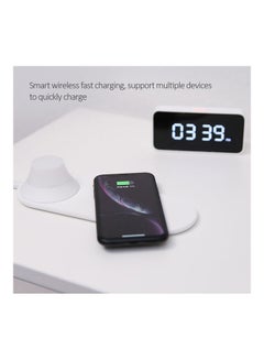 Yeelight Magnetic Attraction Wireless Charger with LED Night Light White  - Image 2