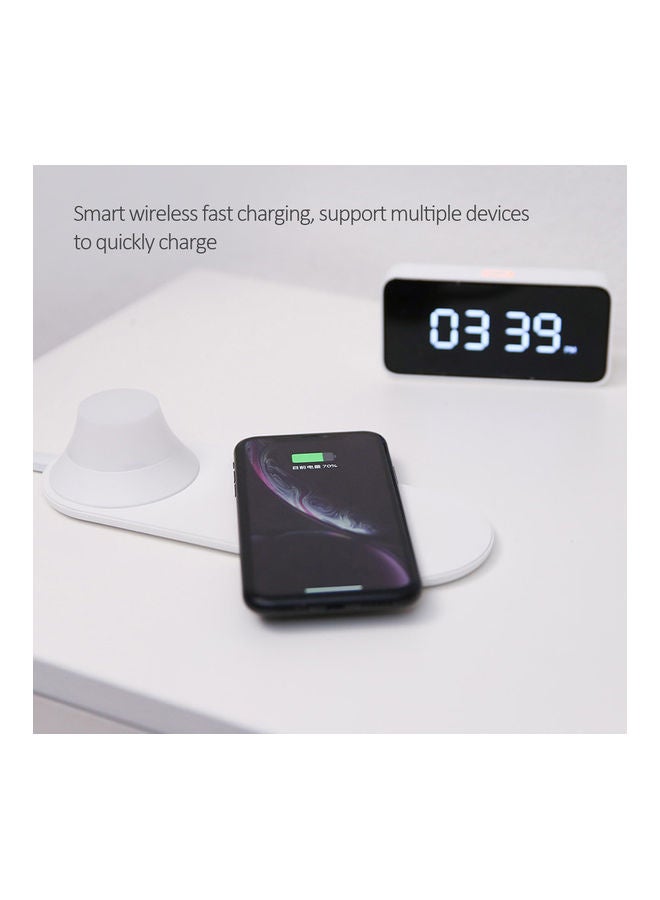 Yeelight Magnetic Attraction Wireless Charger with LED Night Light White  - Image 2